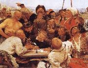 llya Yefimovich Repin Zaporozhian Cossacks France oil painting artist